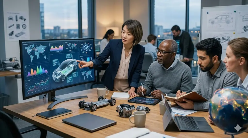Global Research on Online Education in the Automotive Industry