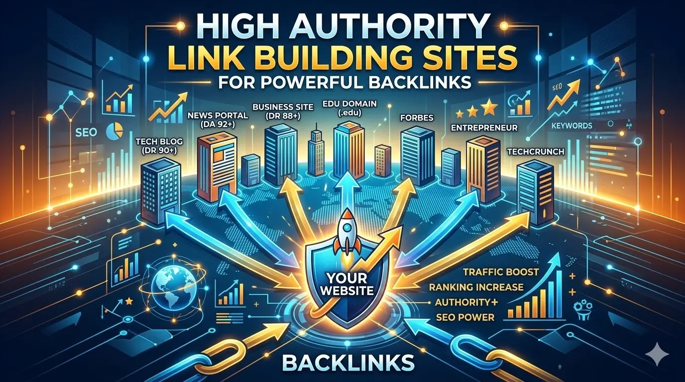 High DA PA Link Building Sites List Updated  and Verified