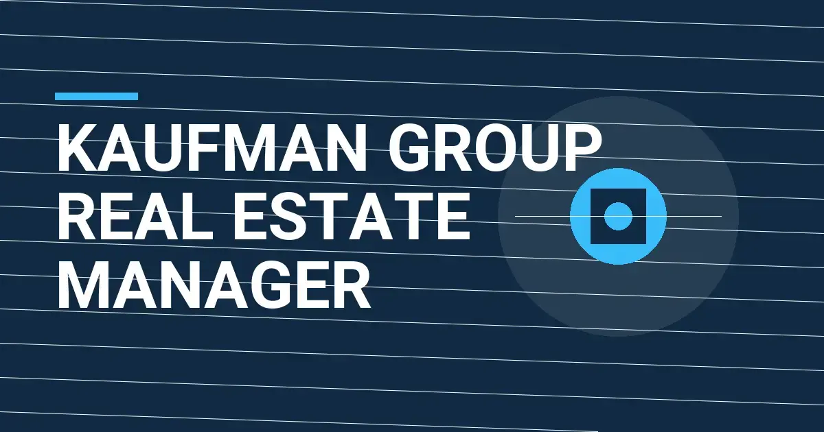 Kaufman Group Real Estate Manager
