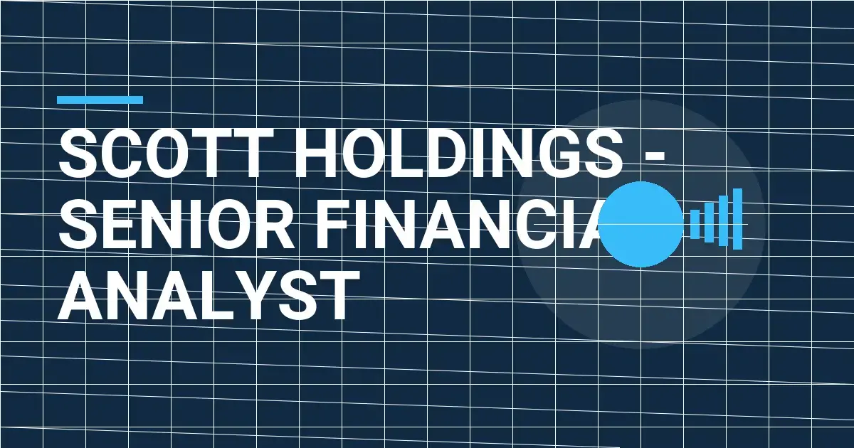 Scott Holdings - Senior Financial Analyst