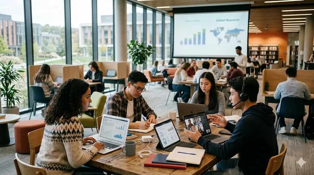 Research Findings Hybrid Workplaces Students Global Guide